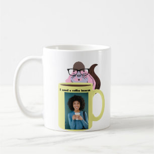 Taza De Café Ardilla traviesa #398 Café Humano