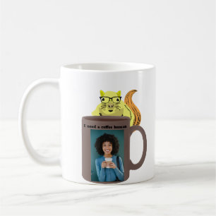 Taza De Café Ardilla traviesa #419 Café Humano