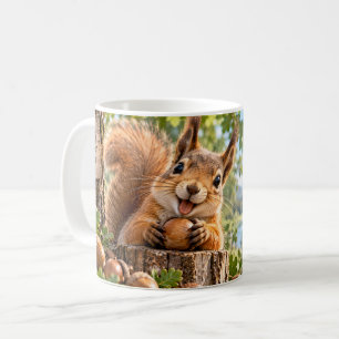 Taza De Café Ardilla traviesa pero encantadora