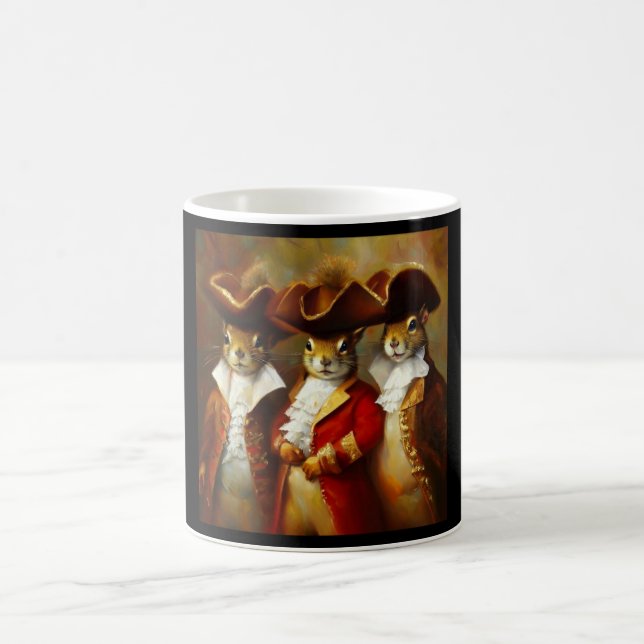 Taza De Café Ardillas tres mosqueteros (Centro)