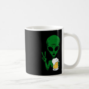 Taza De Café Area-51 Cerveza Alien Signo de paz Lazy Bebe Hallo
