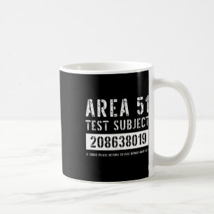 Taza De Café Área 51 Prueba Asunto 8019 Hallowee de secuestro d