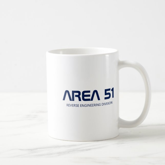Taza De Café Area 51 Reverse Engineering Alien Ufo Paranormal  (Derecha)