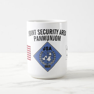 TAZA DE CAFÉ ÁREA COMÚN PANMUNJOM DE LA SEGURIDAD