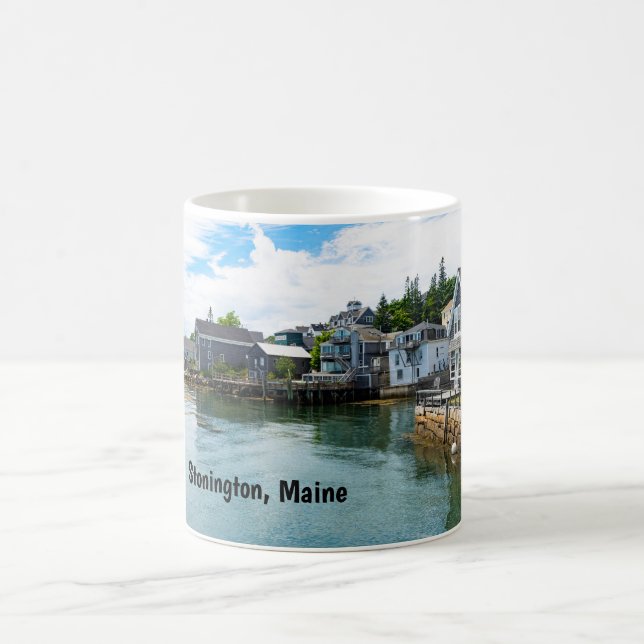 Taza De Café Área costera de Stonington, Maine (Centro)