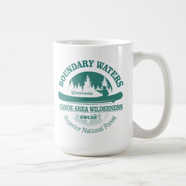 Taza De Café Área de aguas fronterizas Sendero de la Canoa (Derecha)
