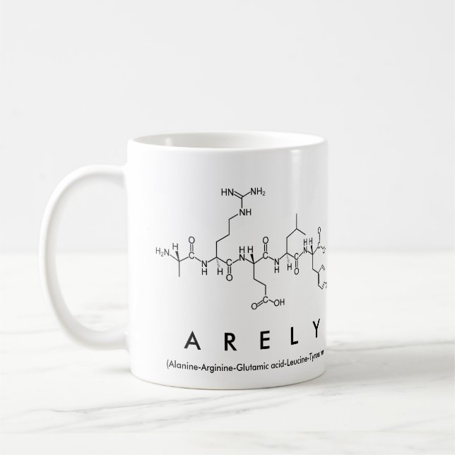 Taza De Café Arely peptidae name mug (Izquierda)