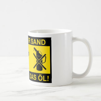 Taza De Café Arena en la caja de cambio