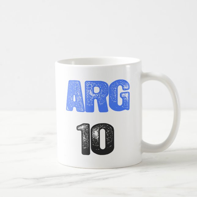 TAZA DE CAFÉ ¡ARG 10! (Derecha)