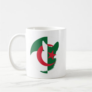Taza De Café Argelia Fennec Fox Bandera Nacional Animal de Arge