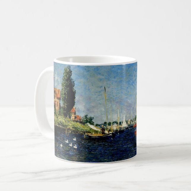 Taza De Café Argenteuil, buen arte de Monet, (Anverso izquierdo)