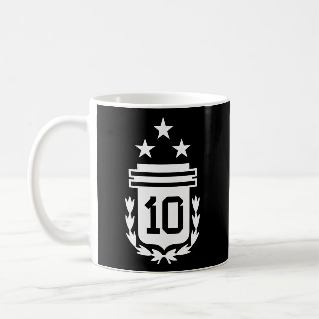 Taza De Café Argentina 3 estrellas bandera argentina 3 estrella (Izquierda)