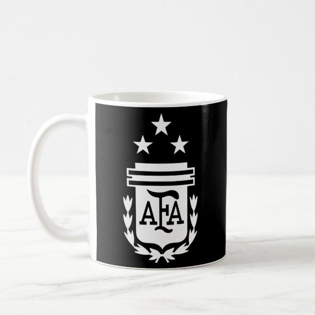 Taza De Café Argentina: Tres estrellas bandera argentina (Izquierda)
