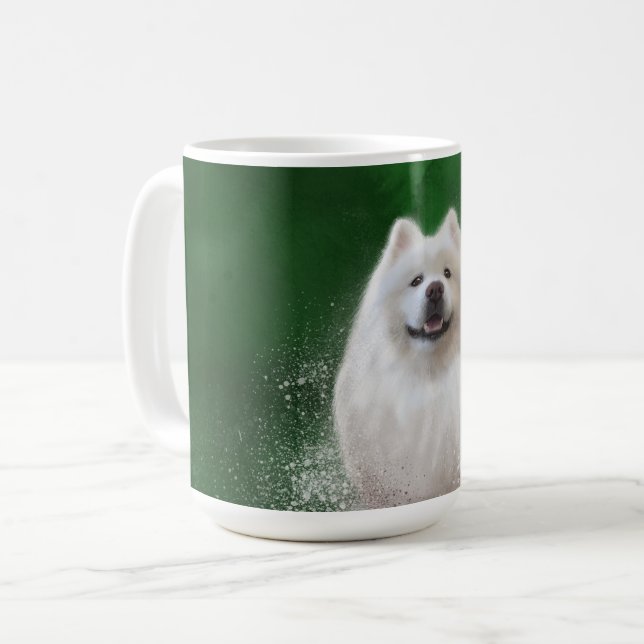 Taza De Café Ari la colección Samoyed (Anverso izquierdo)