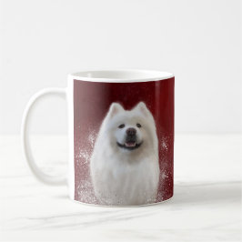 Taza De Café Ari la colección Samoyed RED
