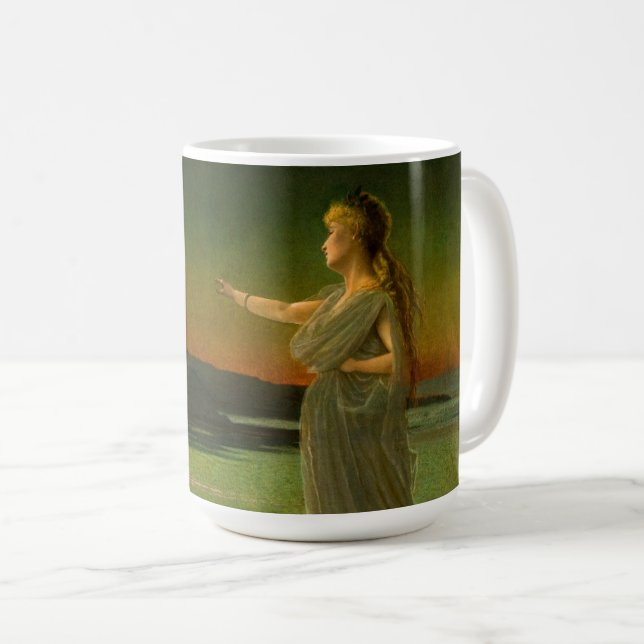 Taza De Café Ariadna en Naxos John Atkinson Grimshaw  (Anverso derecho)