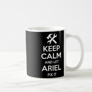 Taza De Café Ariel Fix Cita Graciosa Cumpleaños Nombre Personal