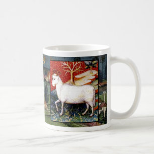 Taza De Café Aries Antiguo Rótulo Zodiaco Astrología Mug Naval