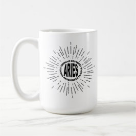 Taza De Café Aries Carnero feliz cumpleaños marzo signo zodiaca