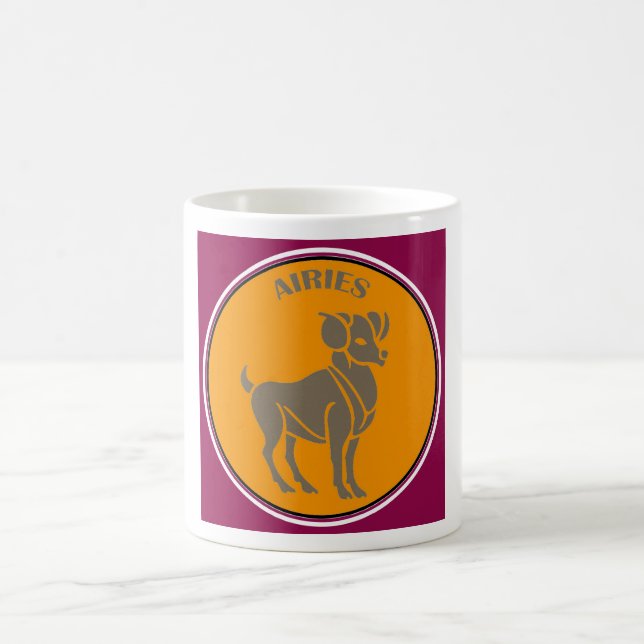 Taza De Café Aries Coffee Mug (Centro)