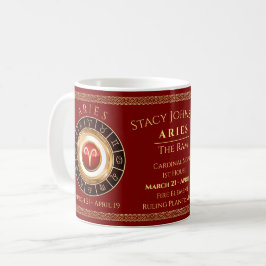 Taza De Café Aries - El Rótulo Astrológico Ram Coffee Mug