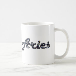Taza De Café Aries en diamantes