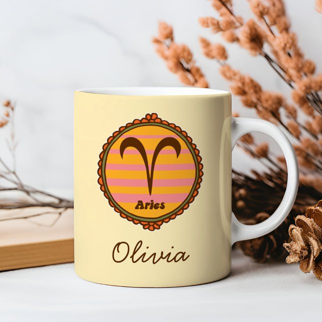 Taza De Café Aries Groovy Personalizado (Subido por el creador)