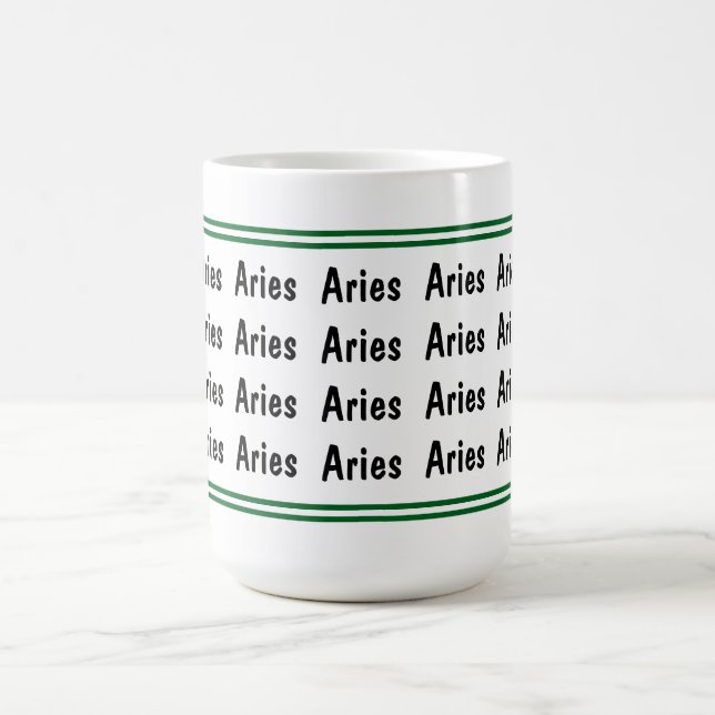 Taza De Café Aries Vibes (Centro)