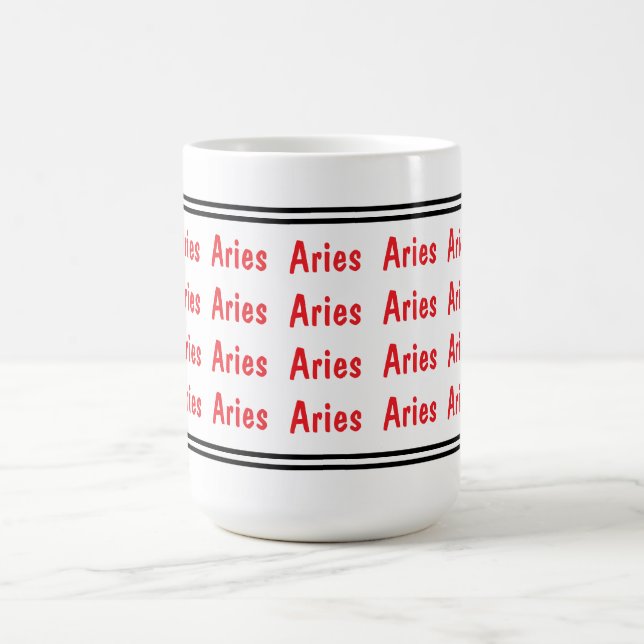 Taza De Café Aries Vibes (Centro)