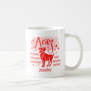 Taza De Café Aries Zodiac Horoscope