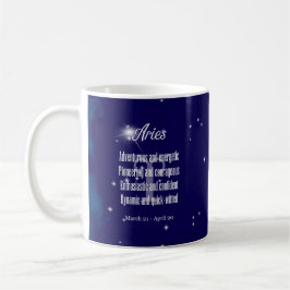 Taza De Café Aries Zodiac Horoscope Constelación Astrológica