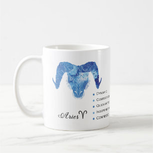 Taza De Café Aries Zodiac Traits Mug