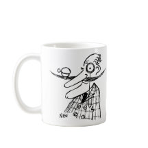 Aristócrata Con Mustache Y Campana De Mano. Divert