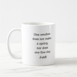 Taza De Café Aristóteles Cita de Primavera Decoración para el H