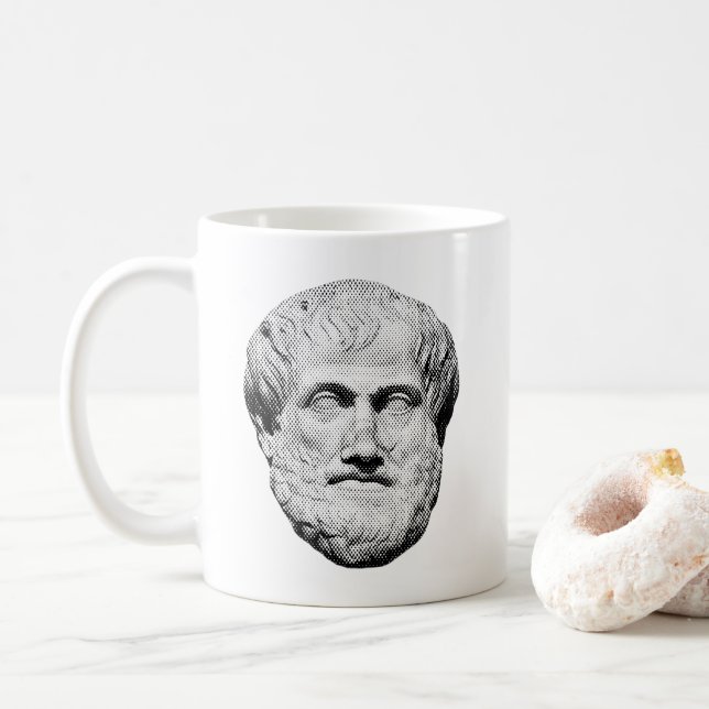 Taza De Café Aristotle Greek Philosopher (Con donut)