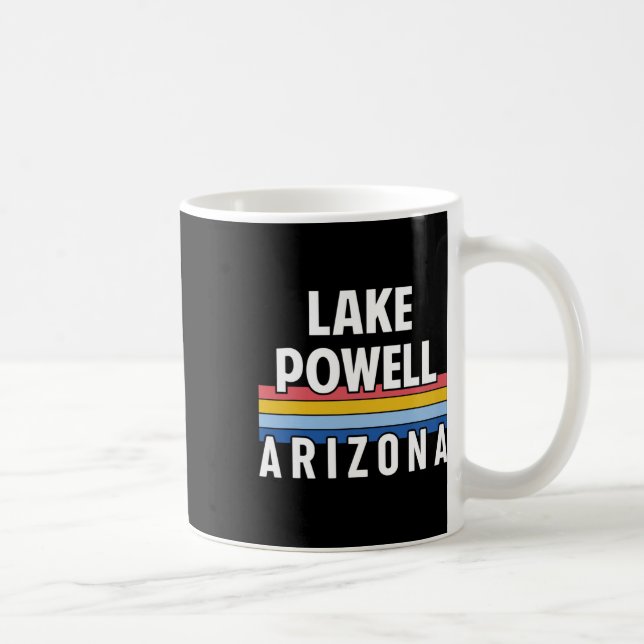 Taza De Café Arizona Lake Powell Vacation Souvenir Gift  (Derecha)