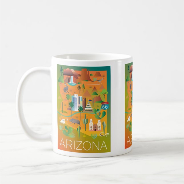 Taza De Café Arizona Mug (Izquierda)