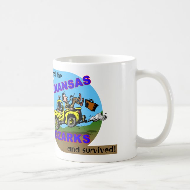 Taza De Café Arkansas/visitante/superviviente de Ozark (Derecha)