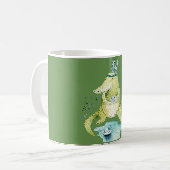 Taza De Café Arlena el caimán (Anverso izquierdo)
