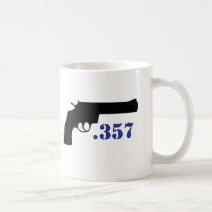 TAZA DE CAFÉ ** ARMA .357 **