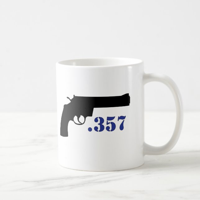 TAZA DE CAFÉ ** ARMA .357 ** (Derecha)