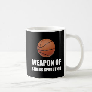 Taza De Café Arma del baloncesto de la reducción del estrés