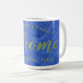 Taza De Café Armada moderna y nombre personalizado y dirección