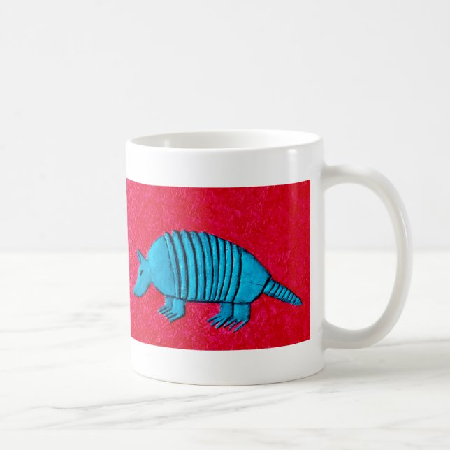 Taza De Café Armadillo azul (Derecha)