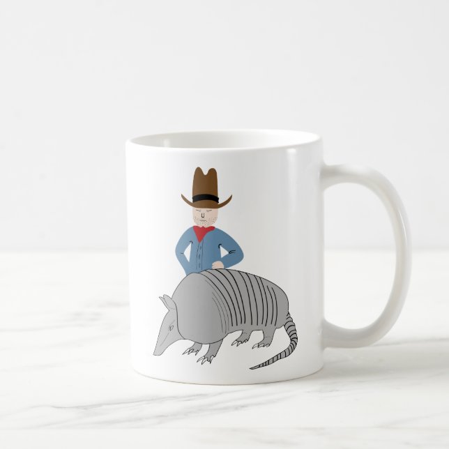Taza De Café ¡Armadillo de Tejas! (Derecha)