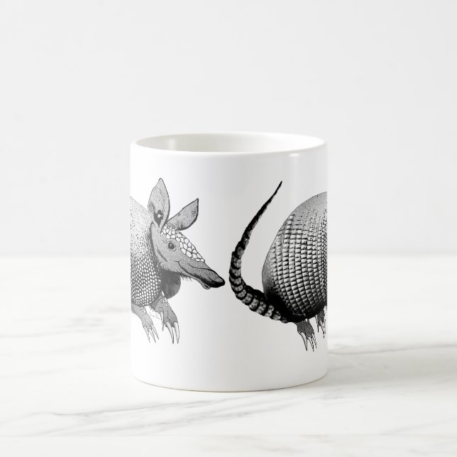 Taza De Café Armadillo de Texas - Glaze (Centro)