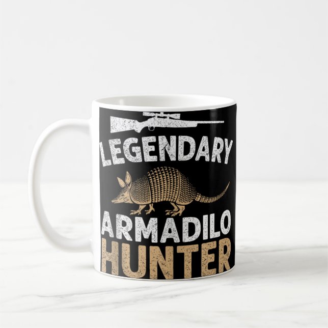 Taza De Café Armadillo Hunter Funny Armadillos Haunti (Izquierda)