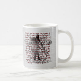 Taza De Café Armadura del soldado de dios
