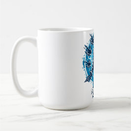 Taza De Café Armadura Mental - Figura Guerrera con Capucha