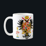 Taza De Café Armas de Carlos I de España<br><div class="desc">Celebra tu herencia con esta taza de café blanca, robusta y brillante, impresa en personalizado, con tu escudo de armas familiar. Hace un gran regalo para los amigos y parientes por lo que es difícil de comprar. Estilo Navidades Mary: Classic Mug UNIQUE DISEÑN: Diseñado para uso diario, perfecto para café,...</div>
